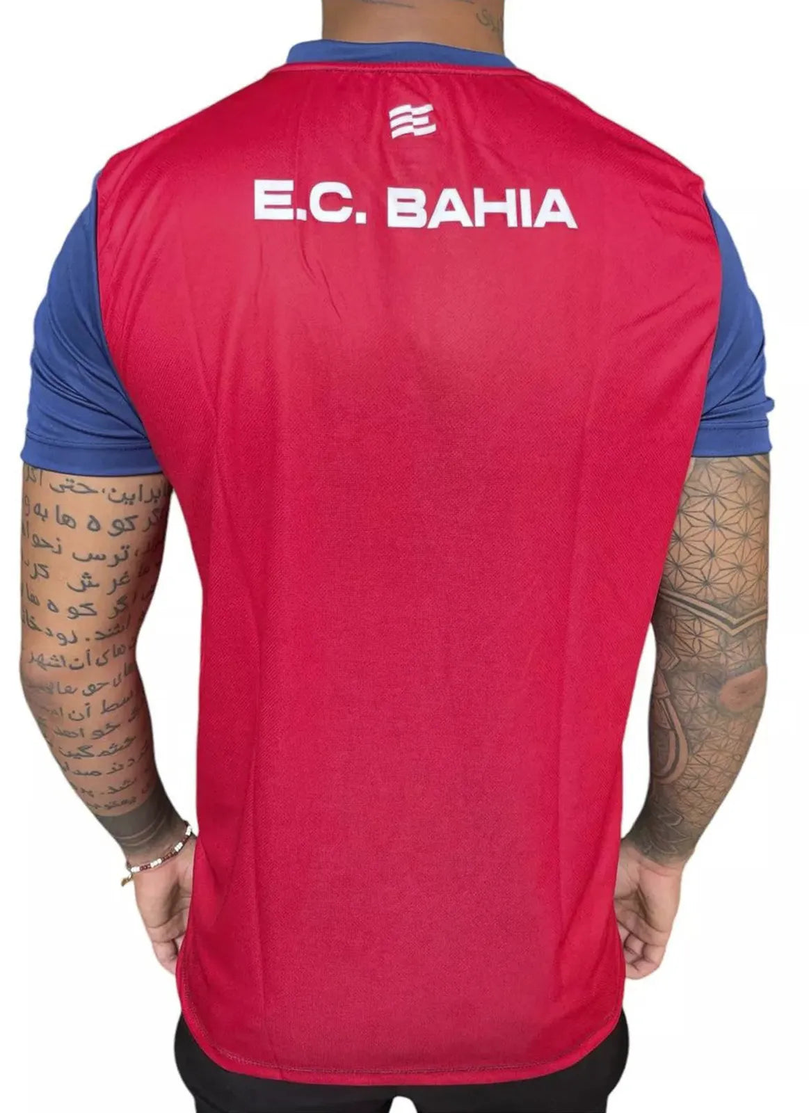 Camisa Concentração Azul e Vermelha - Masculino - Image 3