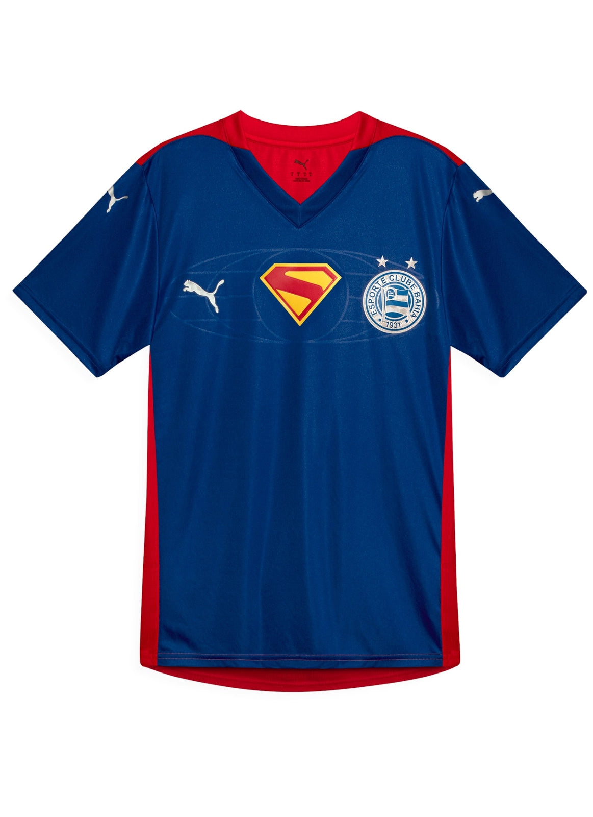 Camisa Superman 2025 Azul e Vermelha Masculina