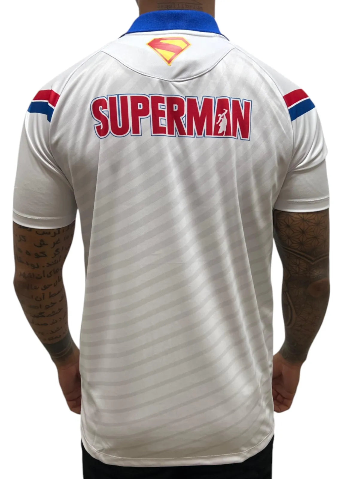 Camisa Superman Casual 2025 Branca Masculina - Image 4